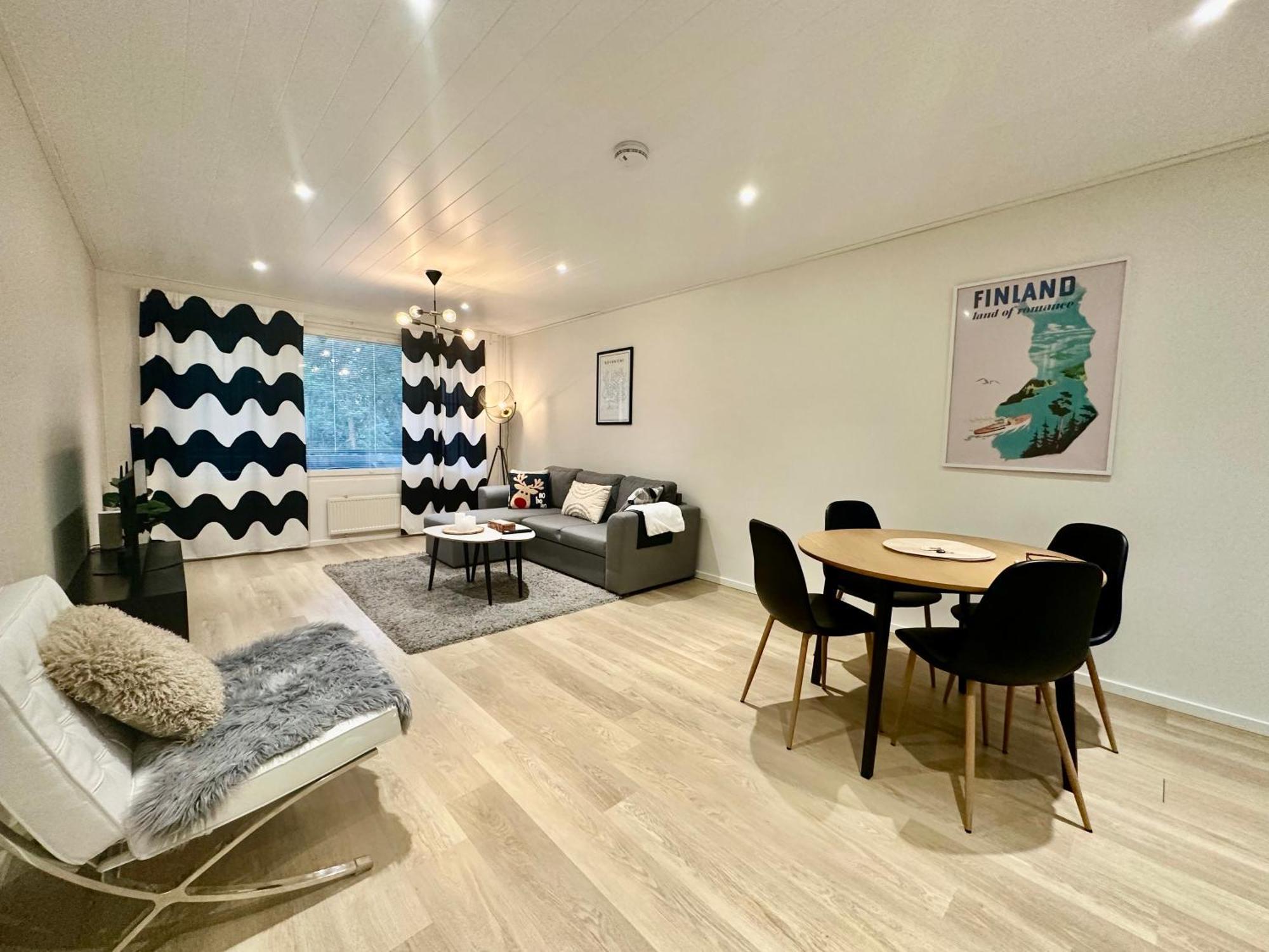 Elegant Apartment With Sauna In The Center Rovaniemi Bagian luar foto